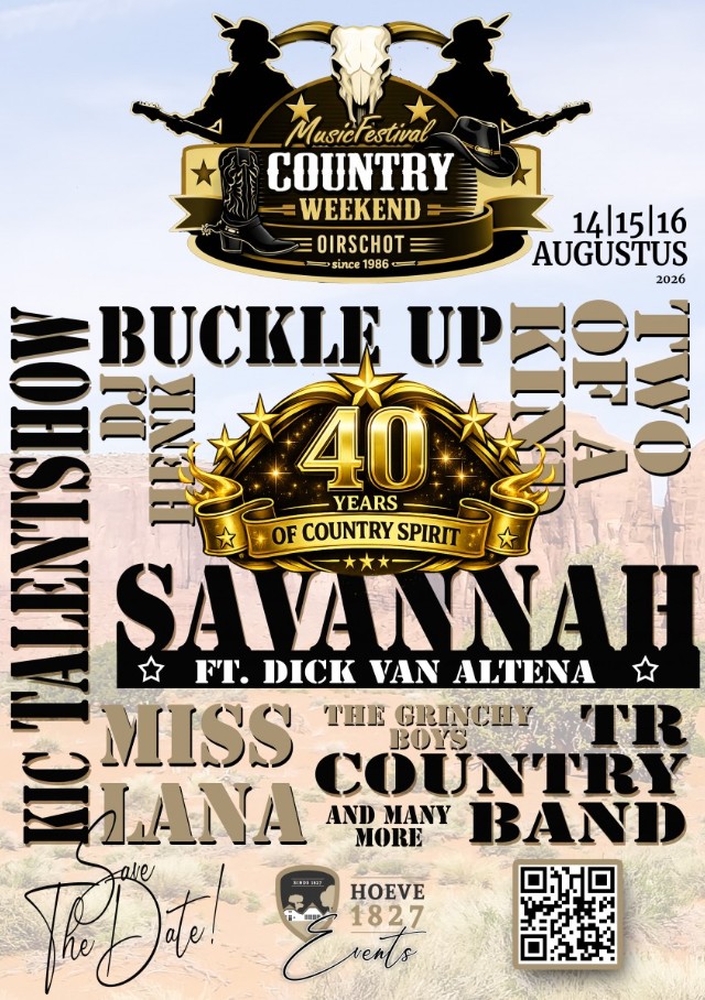 Country Weekend Oirschot 14-16 augustus 2026